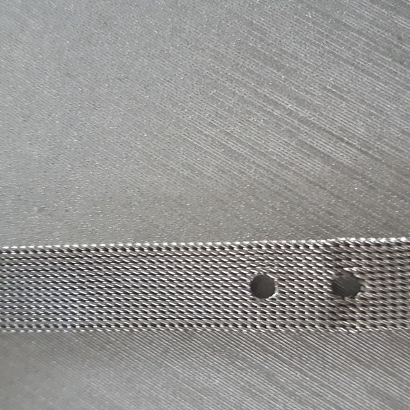 Vintage Adolfo Gold and Silver Rectangular Watch - Picture 5 of 5